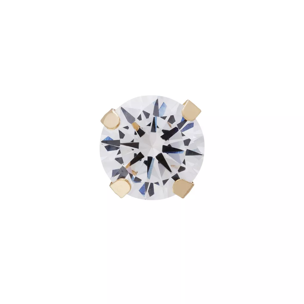 L' Atelier Gold 18 Karat by Manor - Einzelohrstecker, One Size, Gelbgold