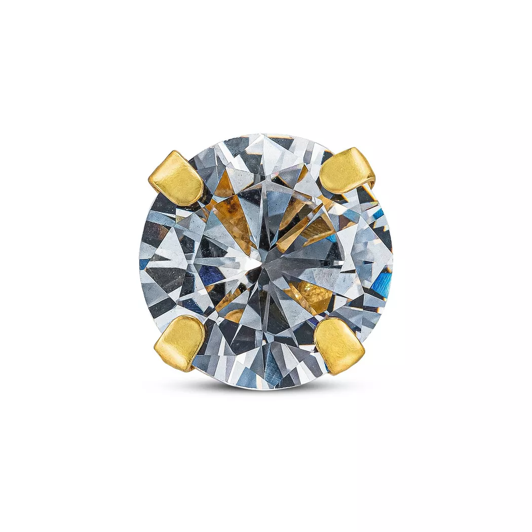 L' Atelier Gold 18 Karat by Manor - Einzelohrstecker, One Size, Gelbgold 2