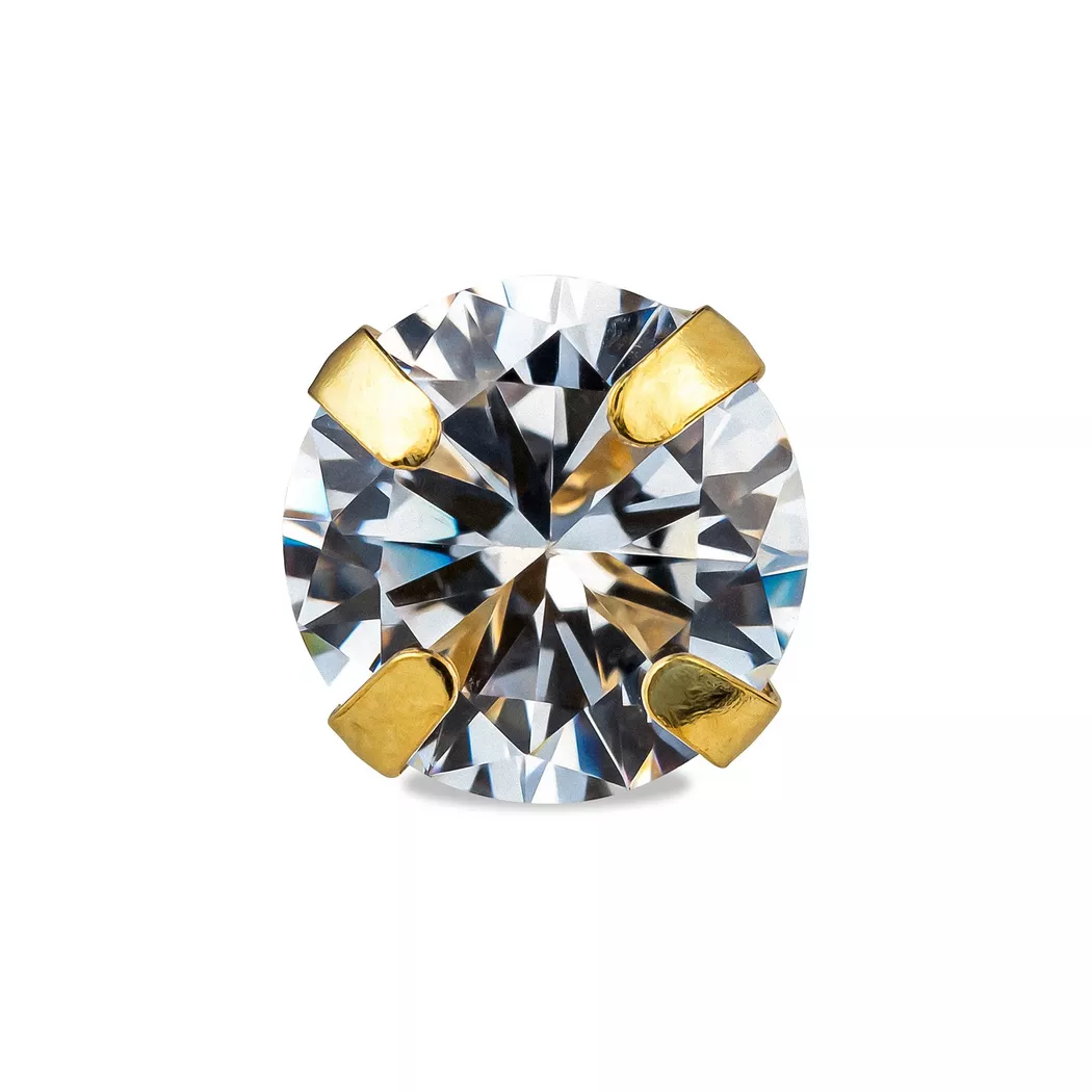 L' Atelier Gold 18 Karat by Manor - Einzelohrstecker, One Size, Gelbgold 3