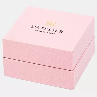 L' Atelier Gold 18 Karat by Manor  RING WEISSGOLD SYNTH Weissgold