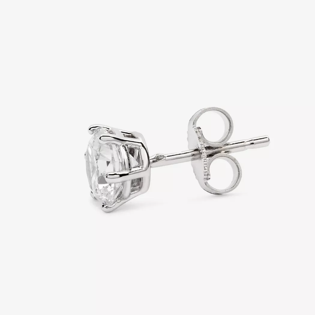L' Atelier Gold 18 Karat by Manor - Einzelohrstecker, One Size, Weissgold 3