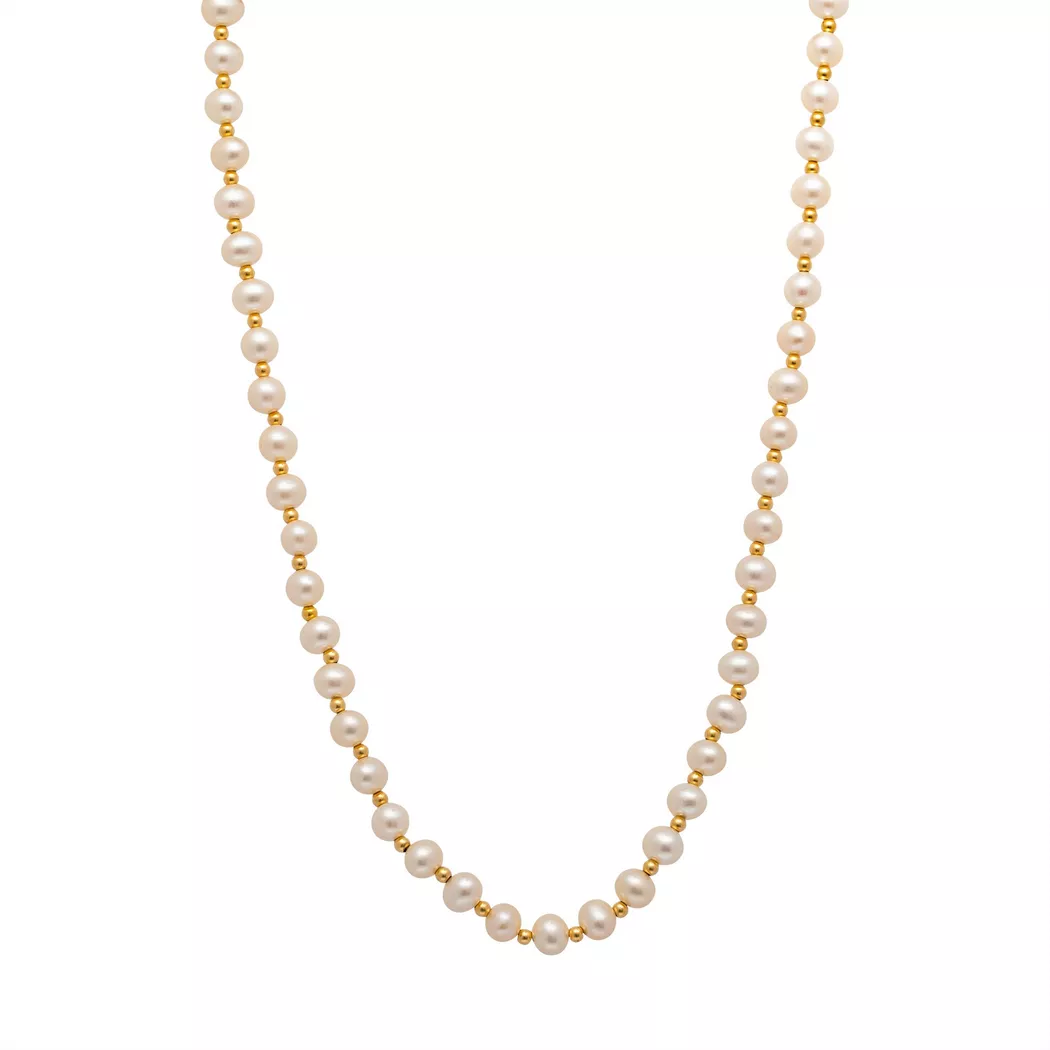 Puro® - Halskette, 42cm, Gelbgold 9