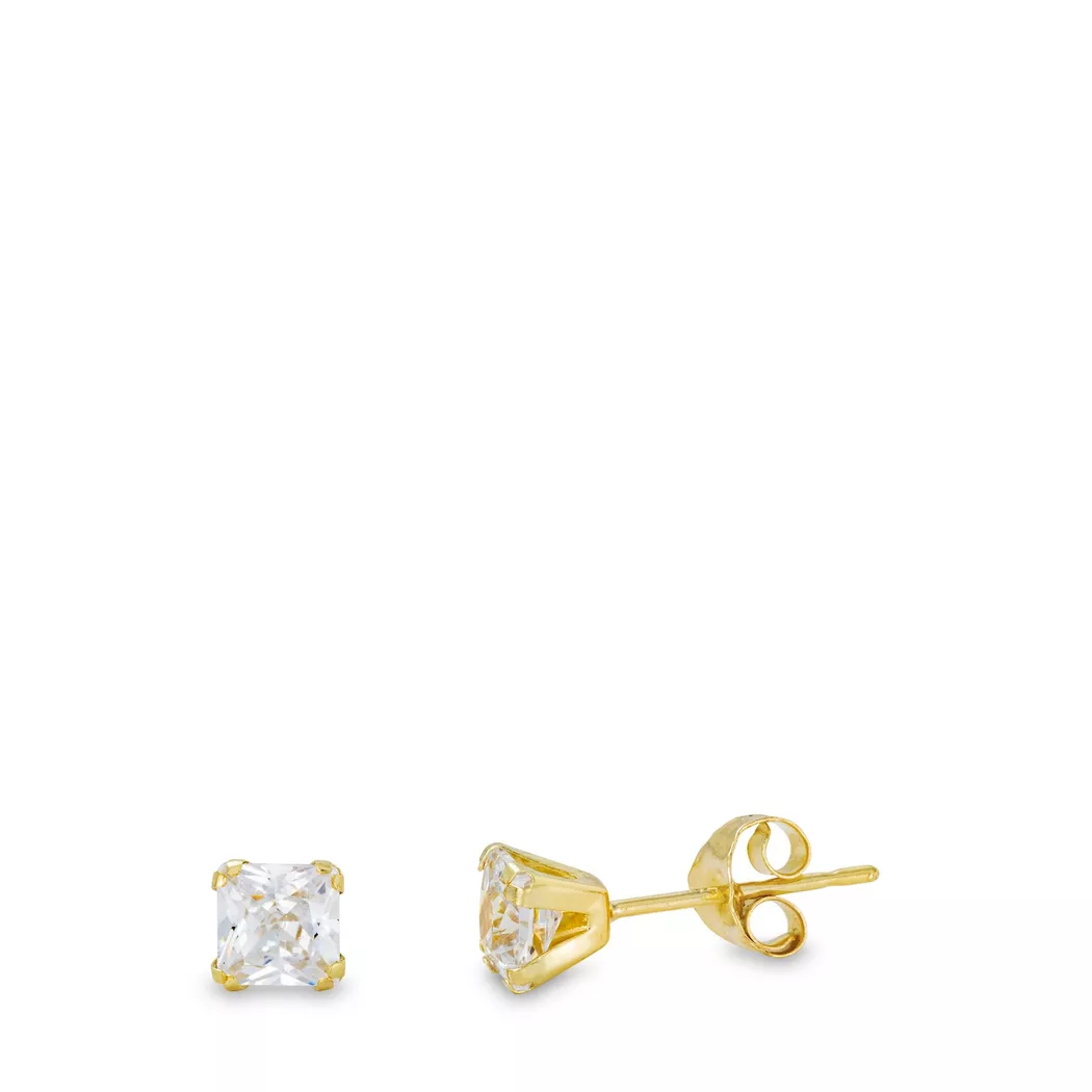 L' Atelier Gold 18 Karat by Manor - Ohrstecker, One Size, Gelbgold