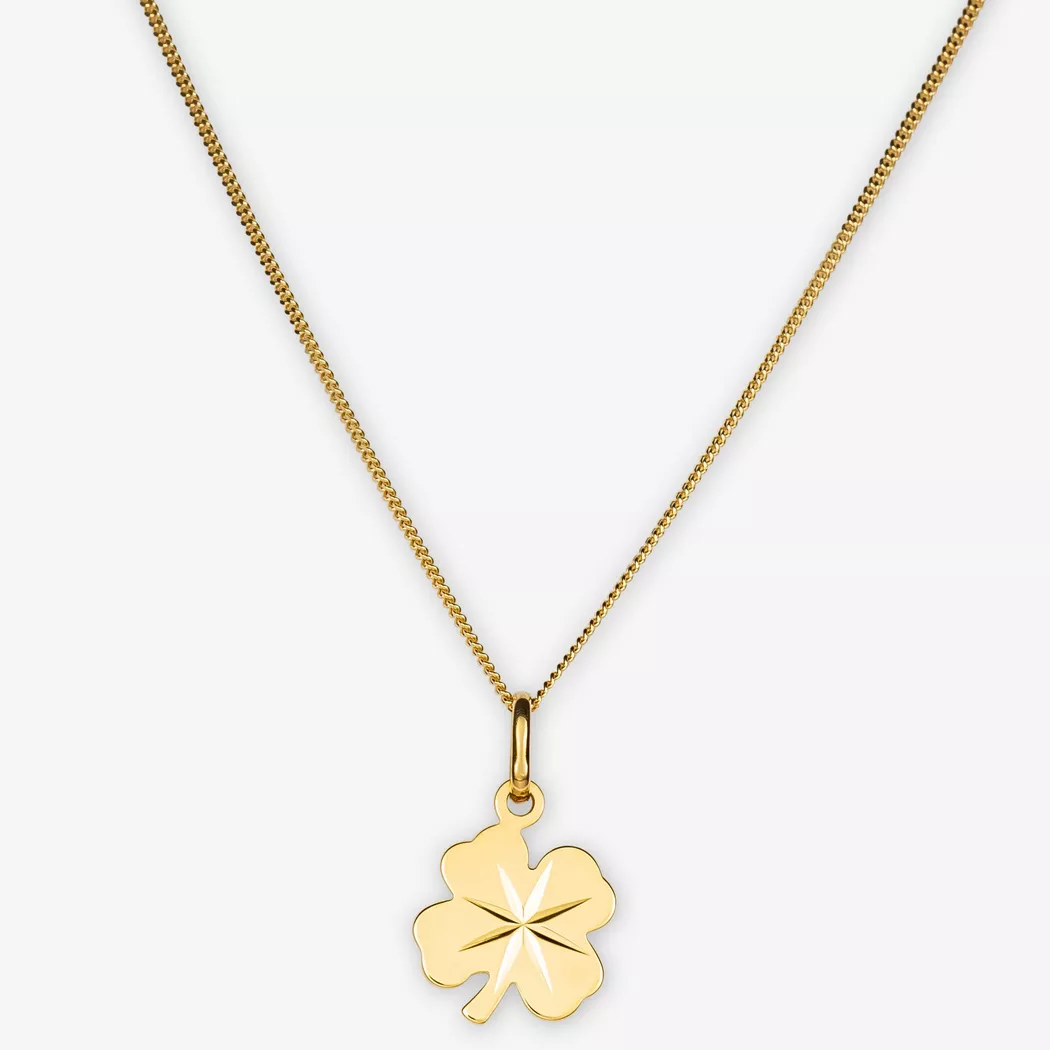 L' Atelier Gold 18 Karat by Manor - Halskette mit Anhänger, 42cm, Gelbgold 3