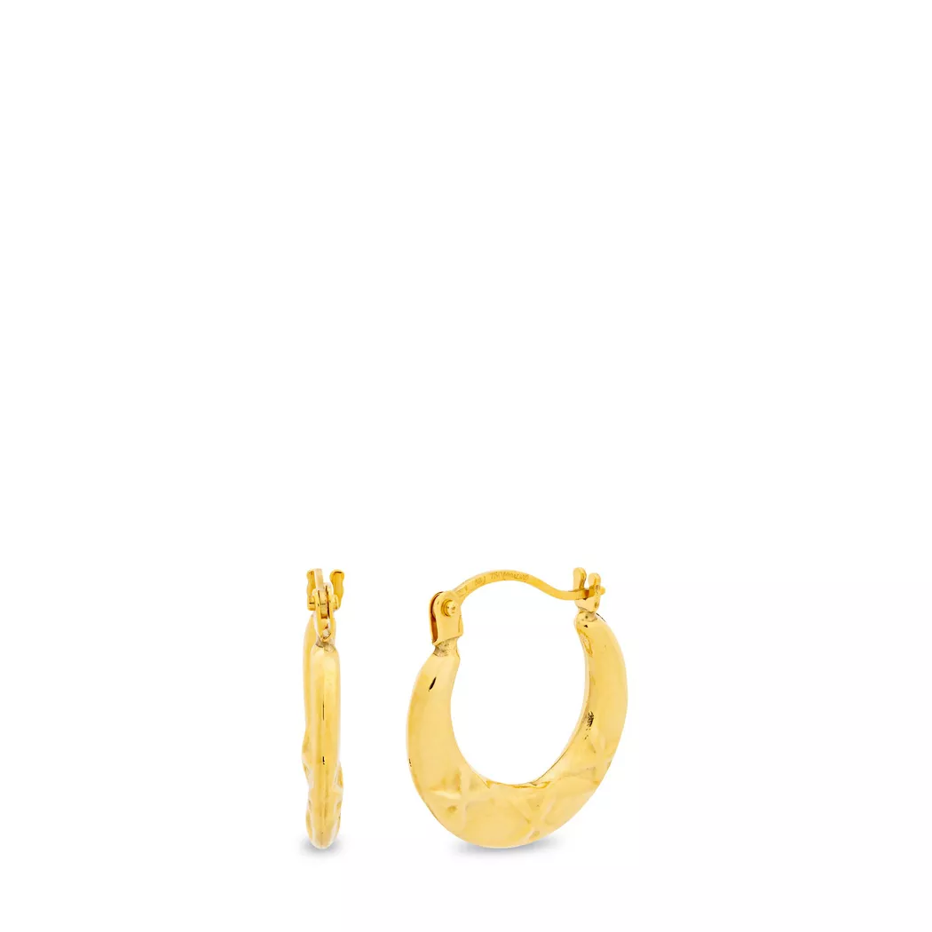 L' Atelier Gold 18 Karat by Manor - Ohrringe, One Size, Gelbgold