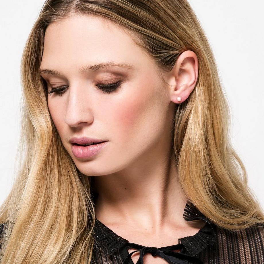 L' Atelier Gold 18 Karat by Manor  Orecchini con perla 