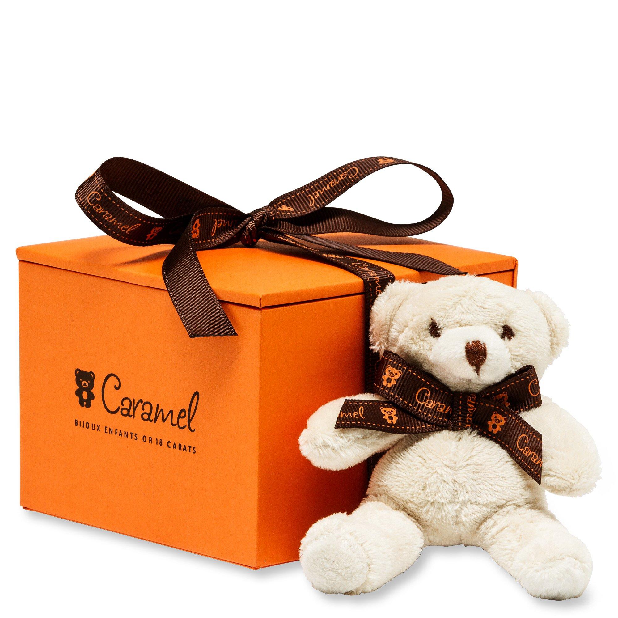 Caramel  Ohrstecker mit Stein 