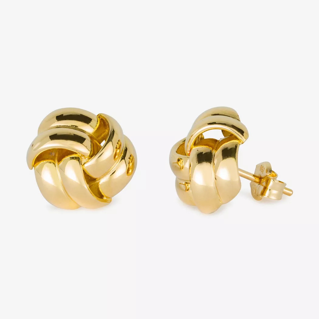 L' Atelier Gold 18 Karat by Manor - Ohrstecker, One Size, Gelbgold 9