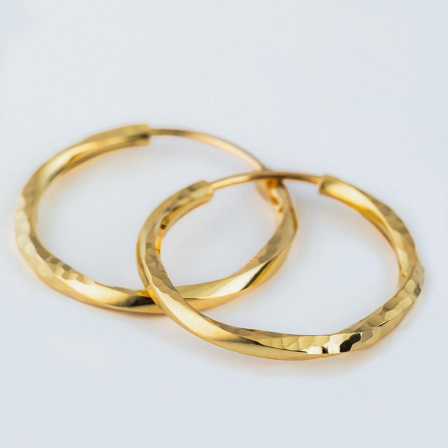 L' Atelier Gold 18 Karat by Manor  Boucles d'oreilles 