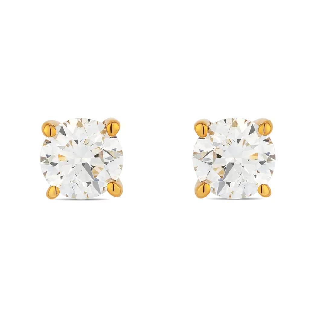 Sergio Ferris - Ohrstecker, One Size, Gelbgold 4