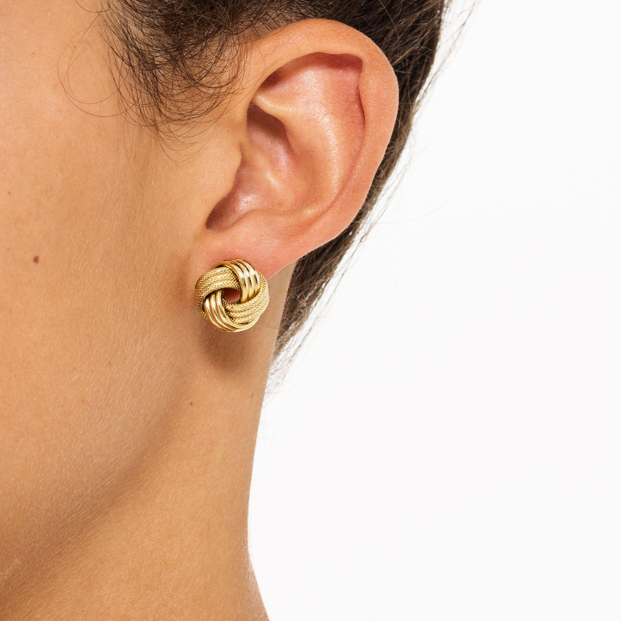 L' Atelier Gold 18 Karat by Manor  Ohrstecker 