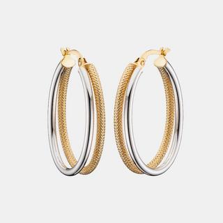 L' Atelier Gold 18 Karat by Manor  Creolen 