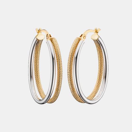 L' Atelier Gold 18 Karat by Manor  Creolen 