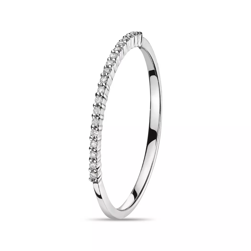 L' Atelier Gold 18 Karat by Manor - Ring, 52, Weissgold 4