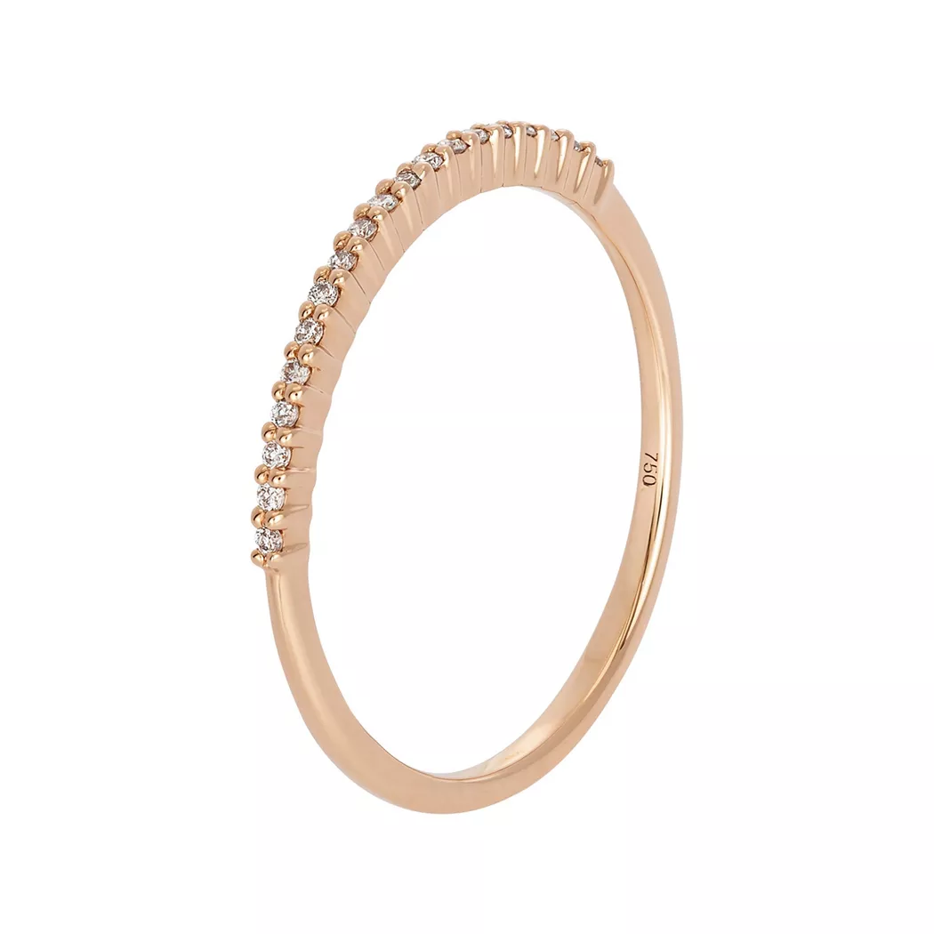 L' Atelier Gold 18 Karat by Manor - Ring, 52, Roségold