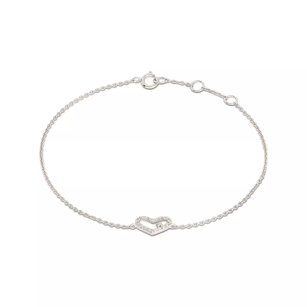L' Atelier Gold 18 Karat by Manor - Armband, 18cm, Weissgold 3