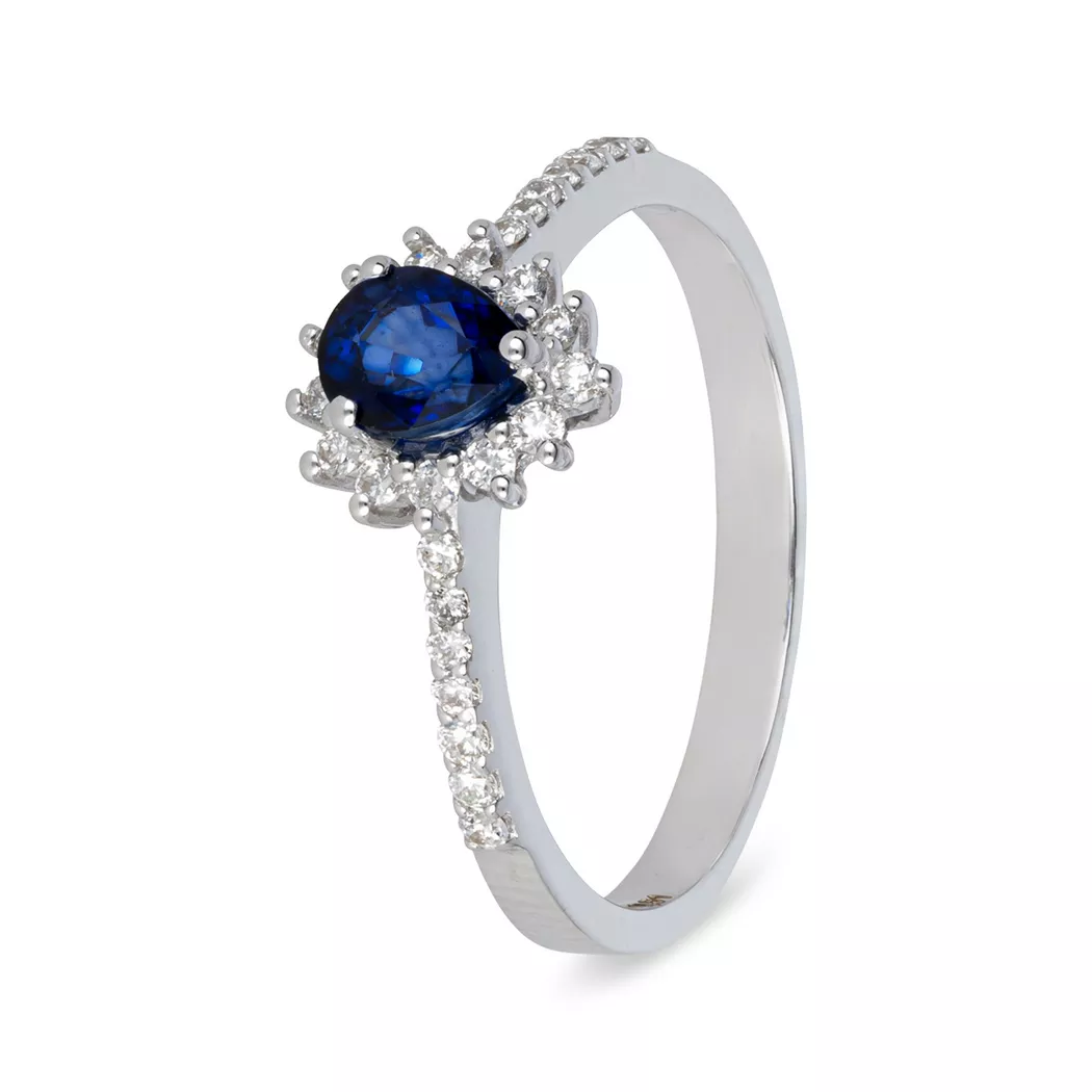 ZEN DIAMOND - Ring, 58, Weissgold