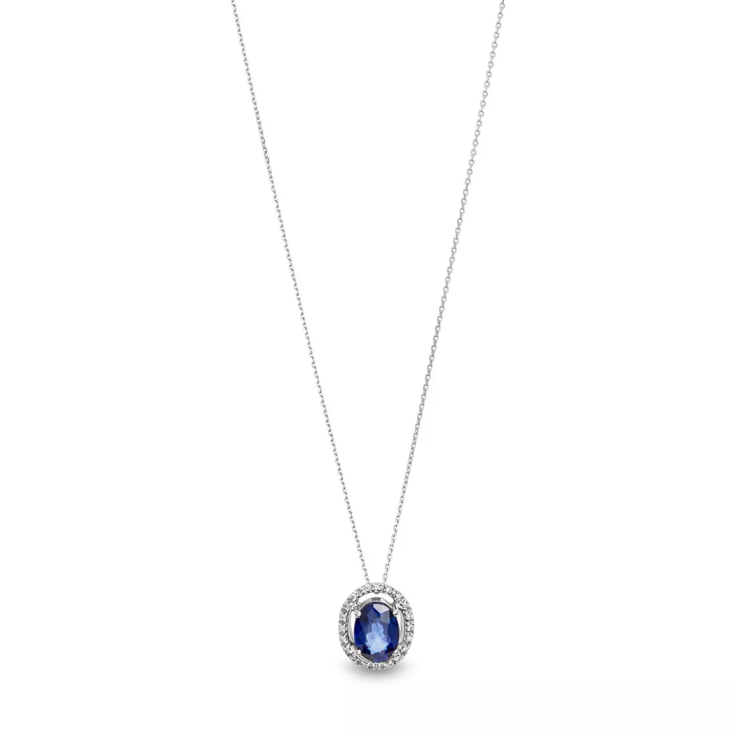 ZEN DIAMOND - Halskette, 45cm, Weissgold
