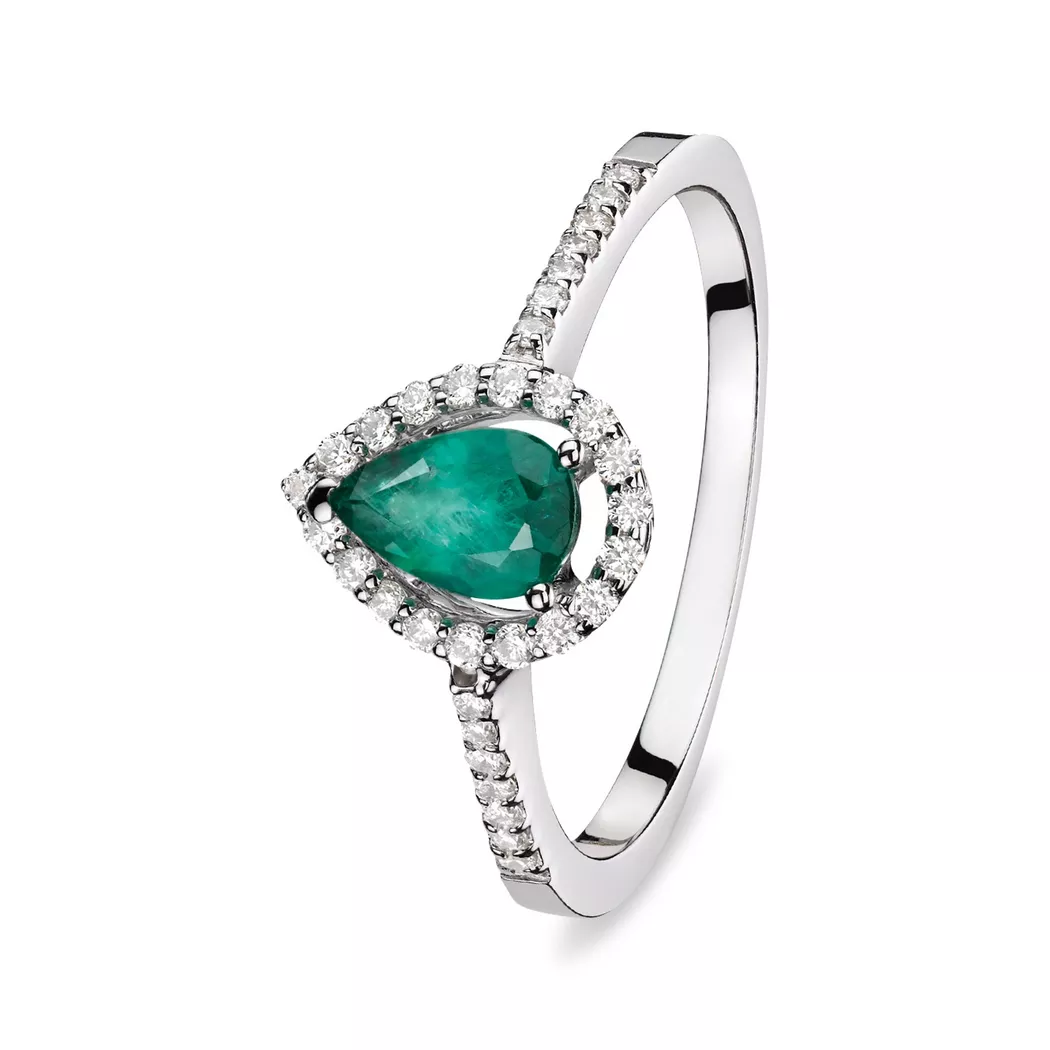 ZEN DIAMOND - Ring, 52, Weissgold 6