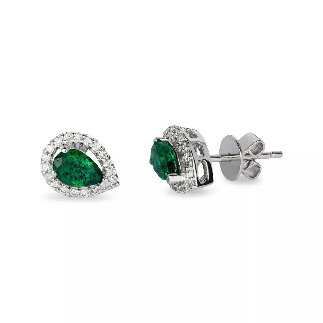 ZEN DIAMOND - Ohrstecker, One Size, Weissgold