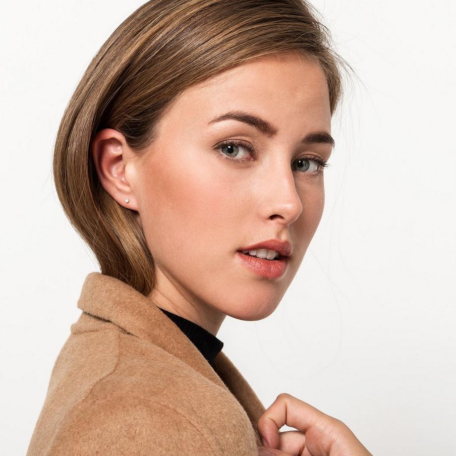 L' Atelier Gold 18 Karat by Manor  Orecchini a bottone 