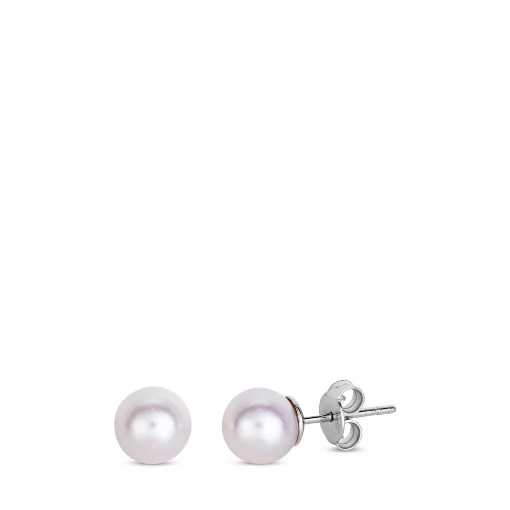 Puro® - Ohrstecker, One Size, Weissgold 7