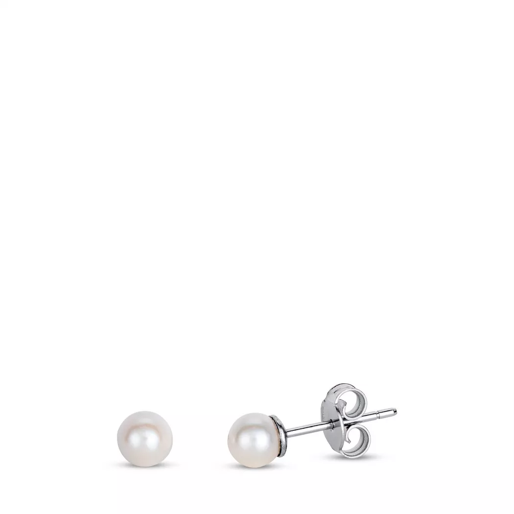 Puro® - Ohrstecker, One Size, Weissgold 8