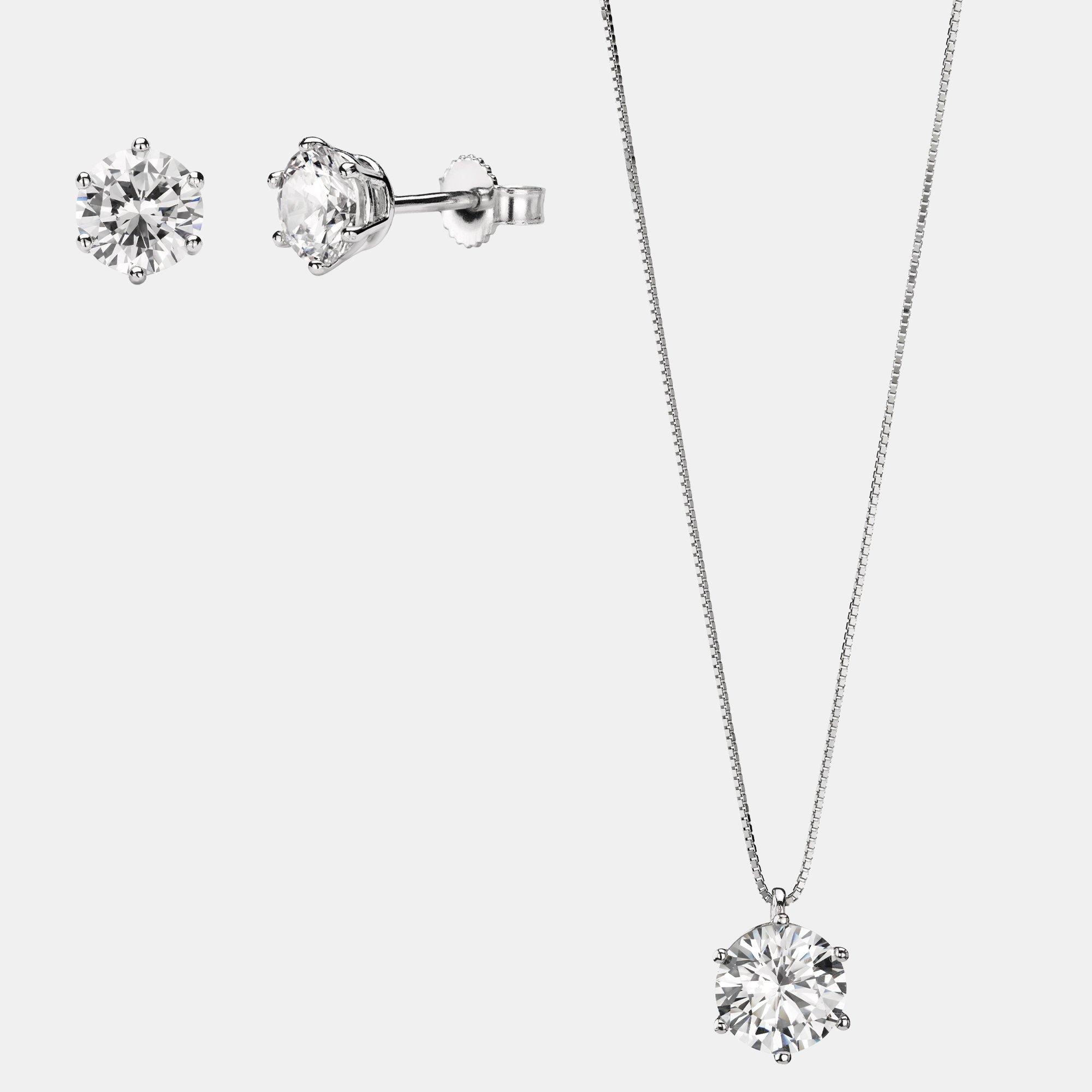 L' Atelier Gold 18 Karat by Manor  Set Collier/Ohrschmuck 