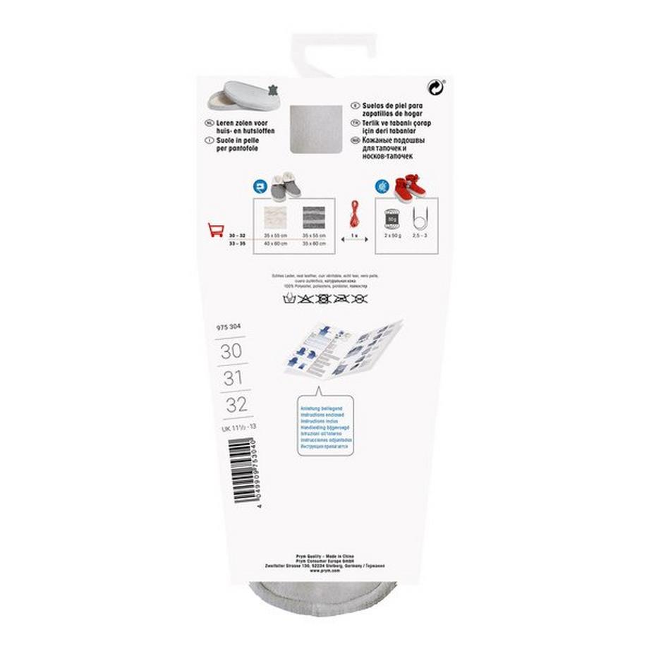 Prym Ledersohle für Hüttenfinken TEST 