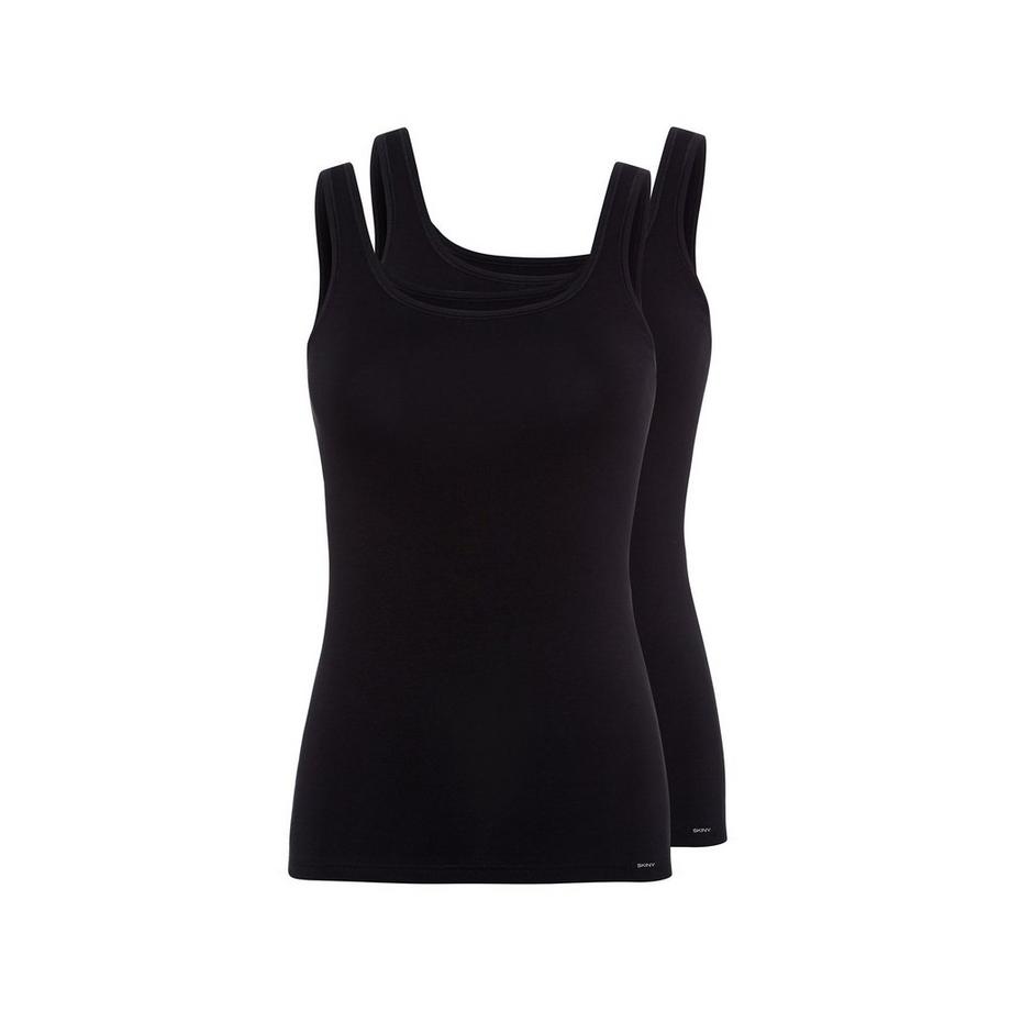 Skiny Cotton Advantage\n Duopack, Unterhemden, ohne Arm 