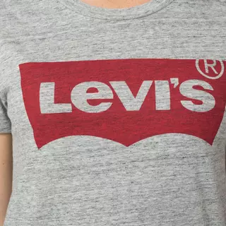 Levi's  T-Shirt, Rundhals, kurzarm Grau Melange