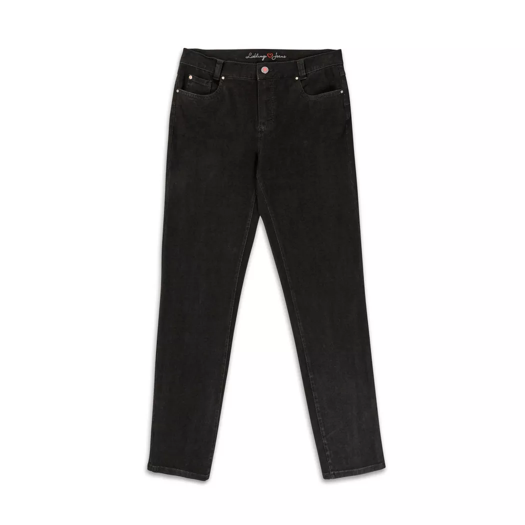 Anna Montana - Jeans, Slim Fit, für Damen, Black, Größe 48