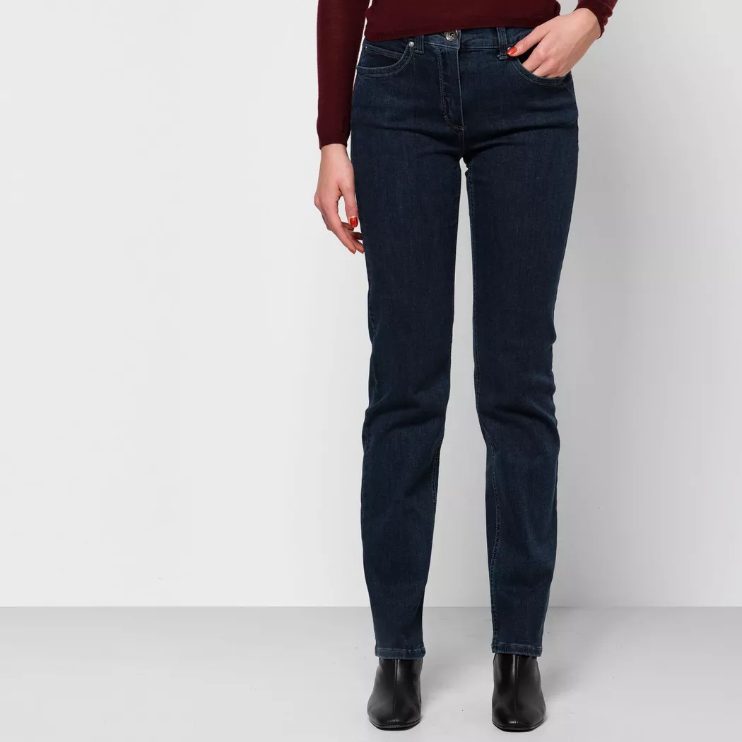 Anna Montana - Jeans, Slim Fit, für Damen, Blau Denim, Größe W34/L32