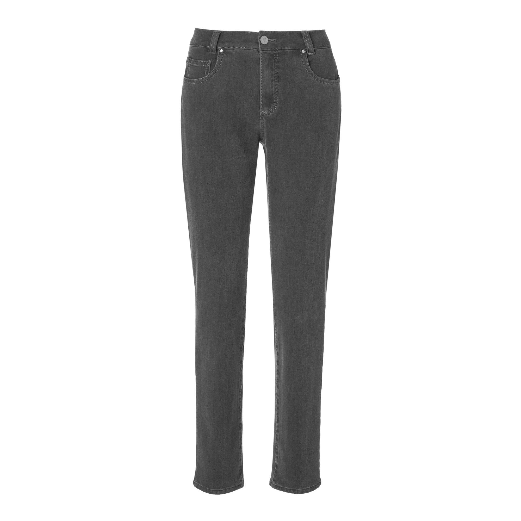 Image of Jeans, Slim Fit Damen Anthrazit W48