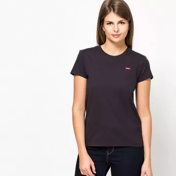 T-shirt, col rond, manches courtes