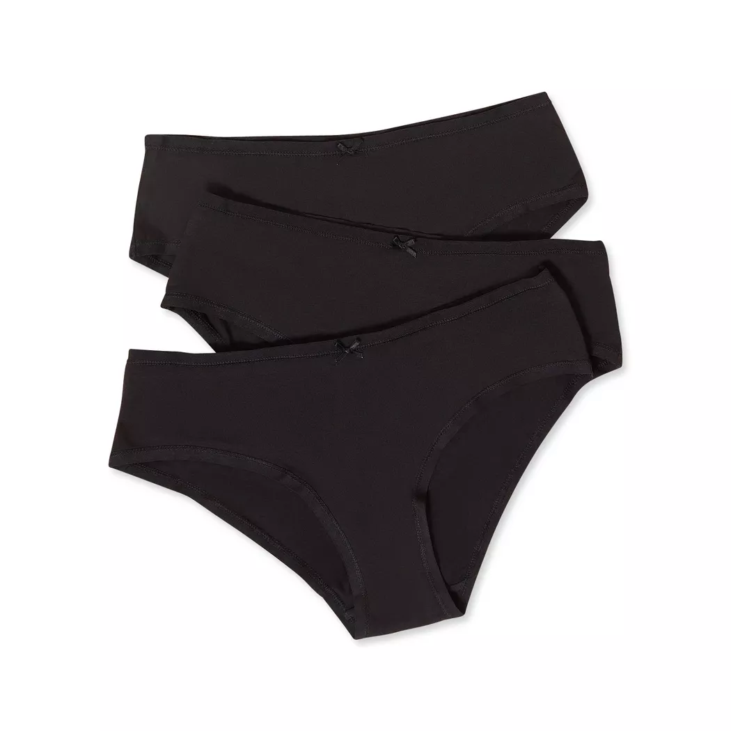 Etam - Jack 3 Shortys, für Damen, Black, Größe L