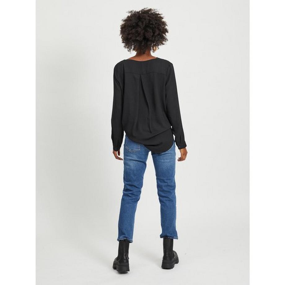 VILA Chemisier Rayé Manches Longues  