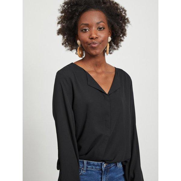 VILA Gestreifte Langarmbluse  