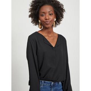 VILA Gestreifte Langarmbluse  