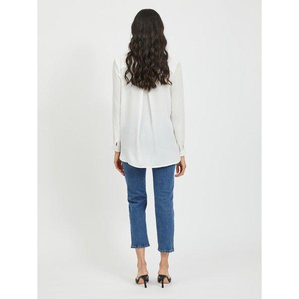 VILA Gestreifte Langarmbluse  