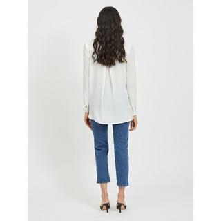 VILA Gestreifte Langarmbluse  