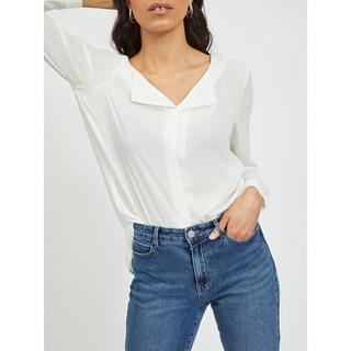 VILA Gestreifte Langarmbluse  