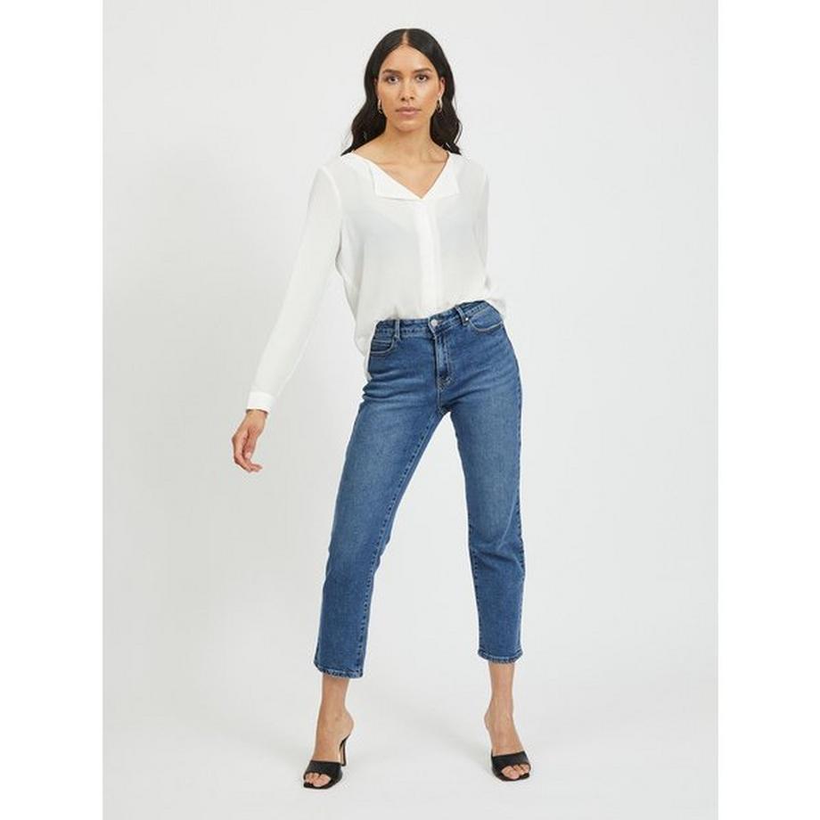 VILA Chemisier Rayé Manches Longues  