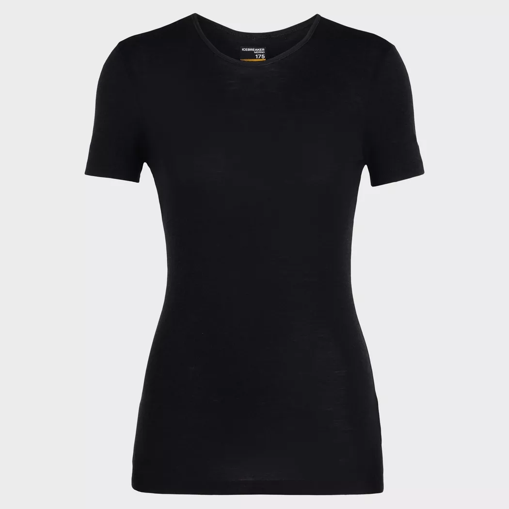 Icebreaker Women Merino 175 Everyday SS Crewe Black S