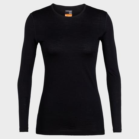 Icebreaker Women Merino 200 Oasis LS Crewe Thermoshirt, langarm 