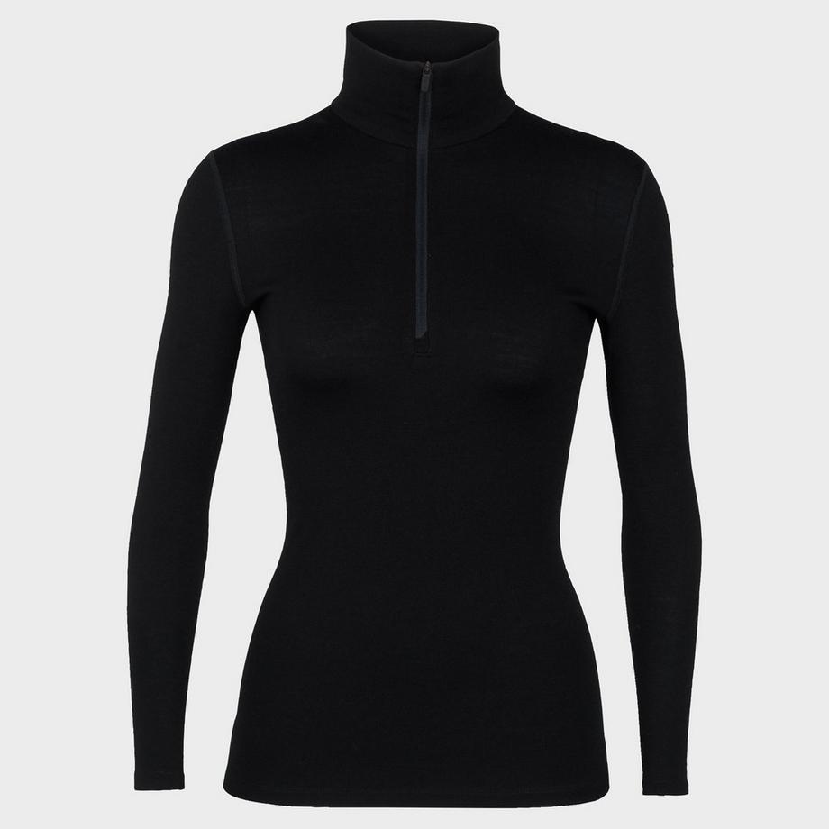 Maglia termica, halfzip, maniche lunghe