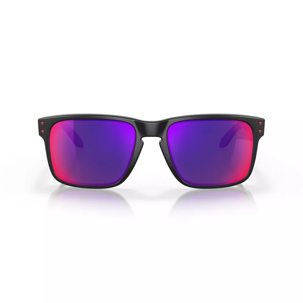 Oakley Holbrook + Red Iridium Lenses / matte black Frame