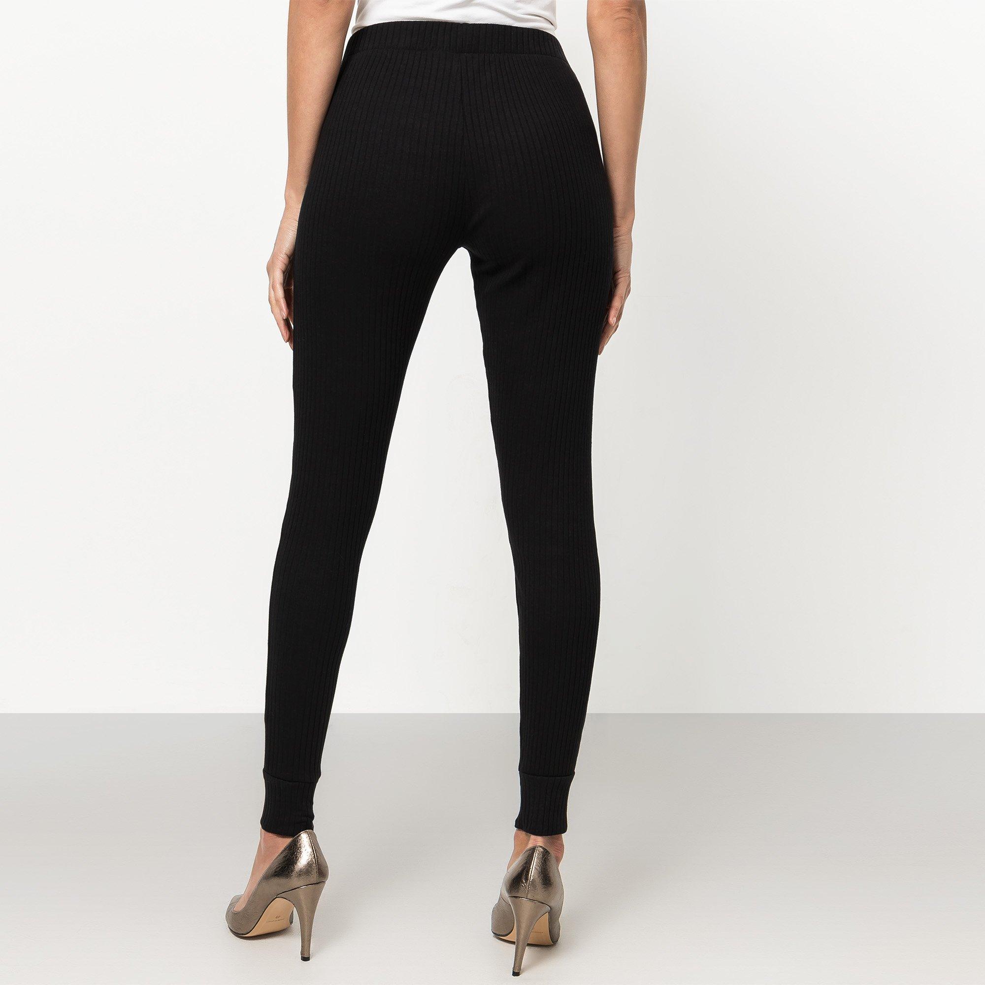 Manor Woman Leggings lunghi a costine  