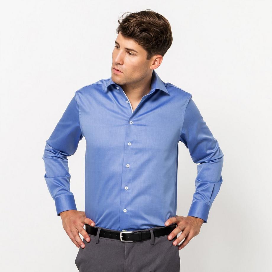 Kauf Firenze New Kent Maniche Lunghe Modern Fit Camicia  