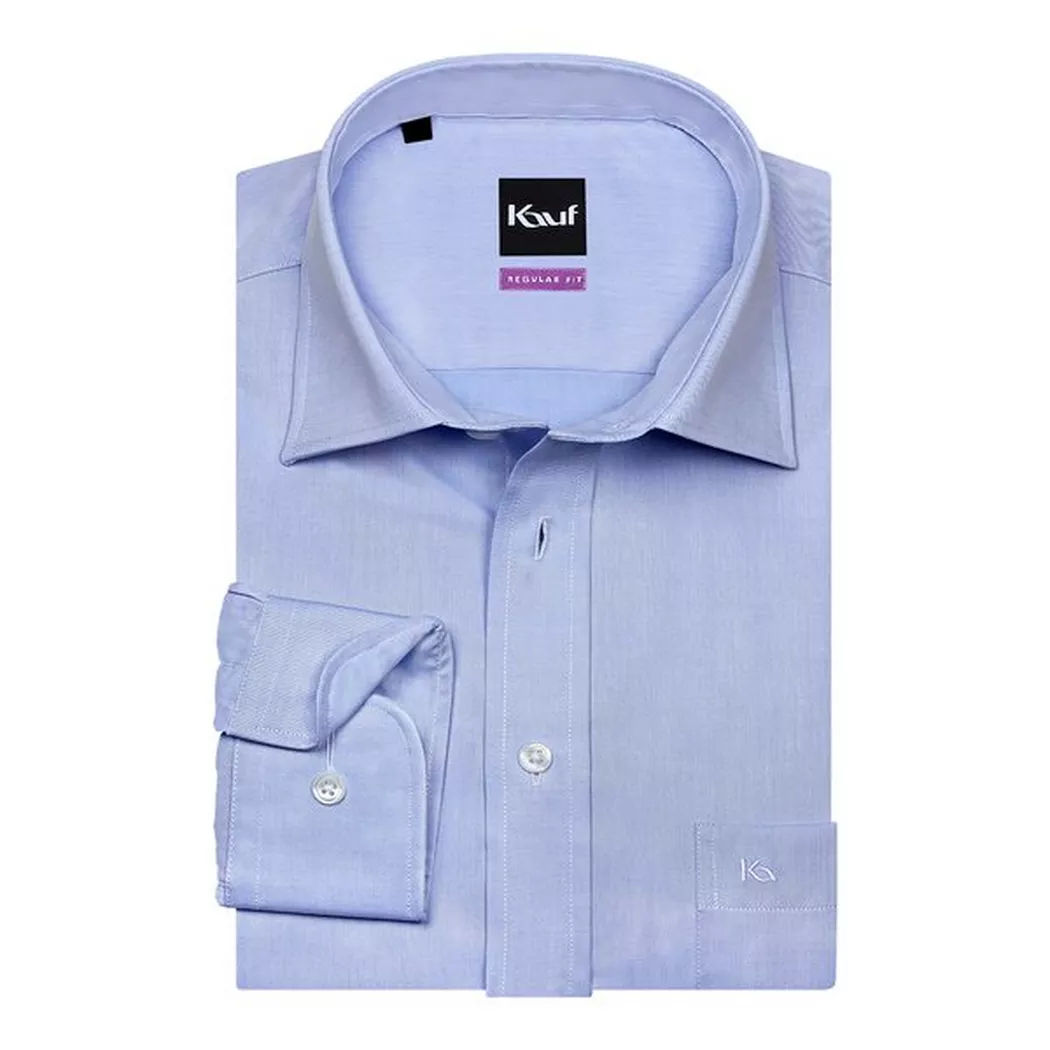 Kauf - Hemd, Regular Fit, langarm, für Herren, Himmelblau, Größe 41